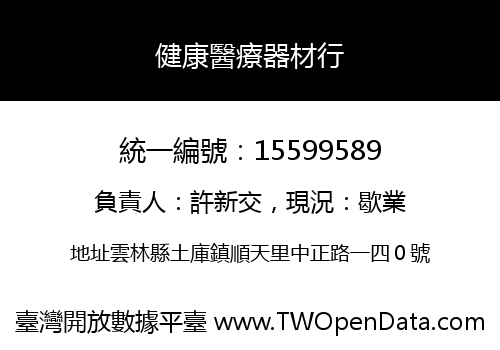 健康醫療器材行