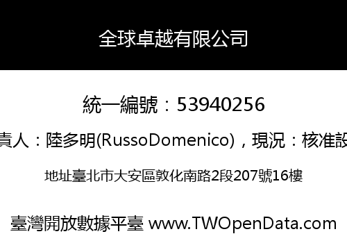 全球卓越有限公司
