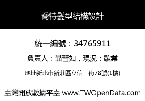 喬特髮型結構設計