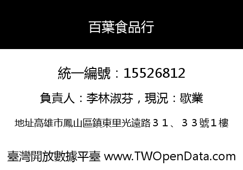 百葉食品行