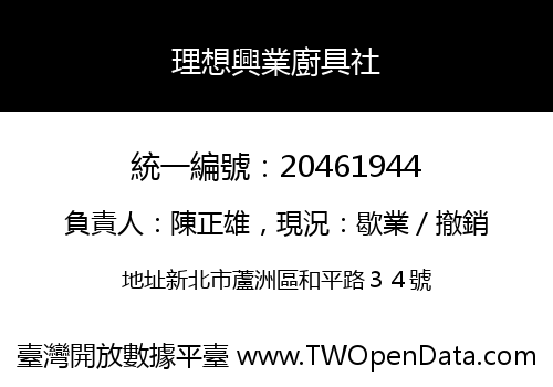 理想興業廚具社