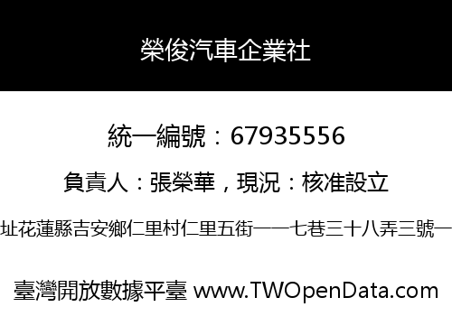 榮俊汽車企業社