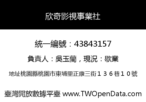 欣奇影視事業社
