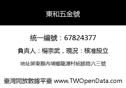 東和五金號