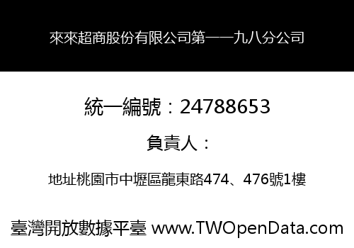 來來超商股份有限公司第一一九八分公司
