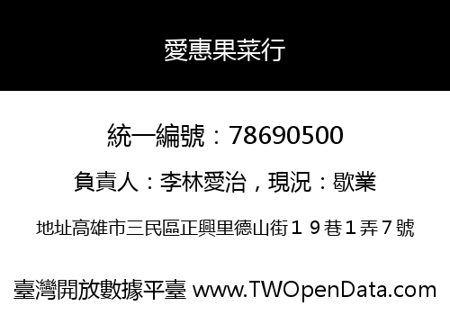 愛惠果菜行