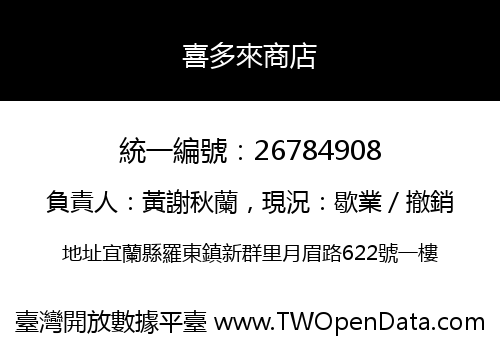 喜多來商店