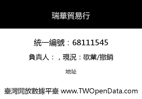 瑞華貿易行