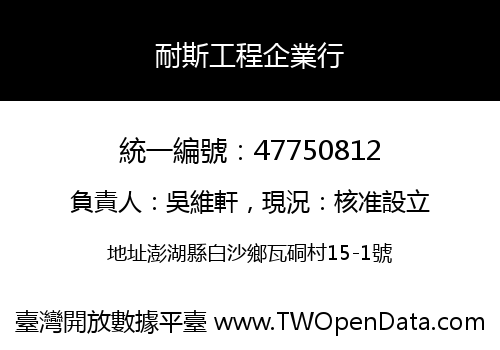 耐斯工程企業行