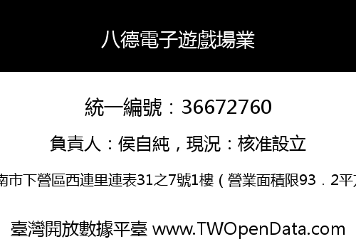 八德電子遊戲場業