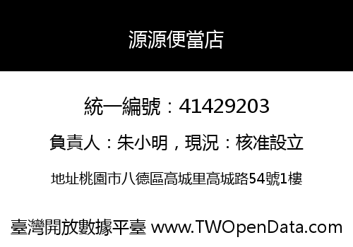 源源便當店