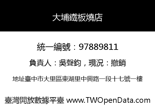 大埔鐵板燒店