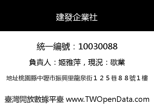 建發企業社