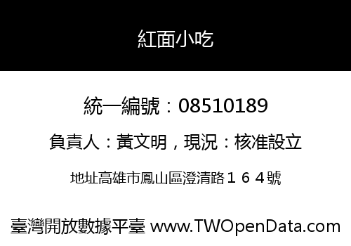 紅面小吃