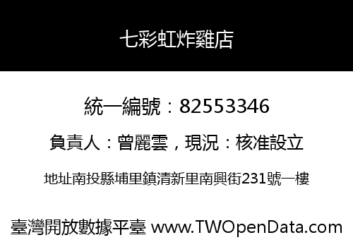 七彩虹炸雞店