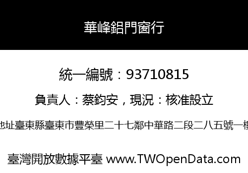 華峰鋁門窗行