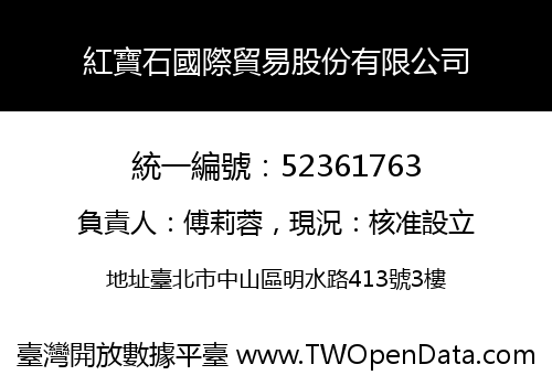 紅寶石國際貿易股份有限公司