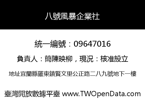八號風暴企業社