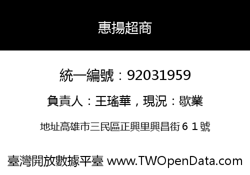 惠揚超商