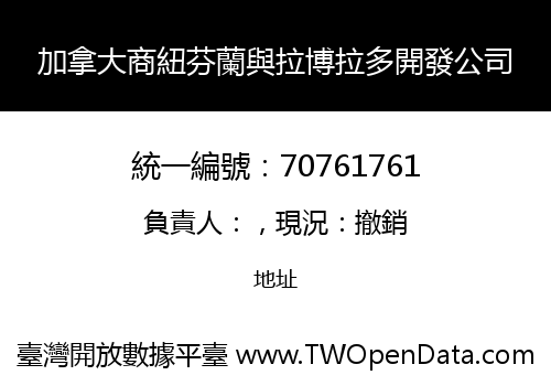 加拿大商紐芬蘭與拉博拉多開發公司
