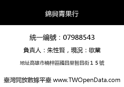 錦興青果行