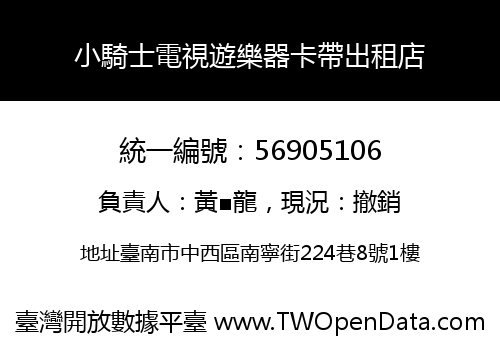 小騎士電視遊樂器卡帶出租店