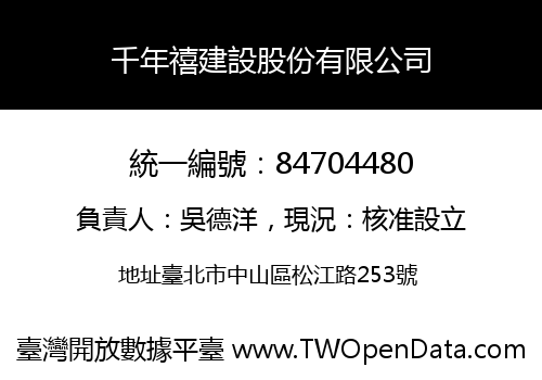 千年禧建設股份有限公司