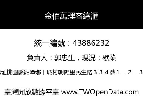 金佰萬理容總滙