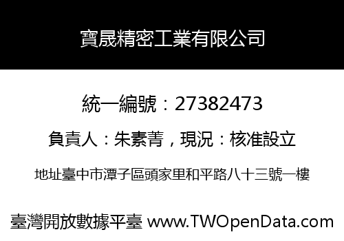 寶晟精密工業有限公司