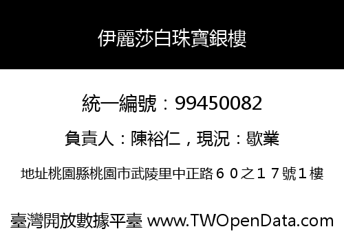 伊麗莎白珠寶銀樓