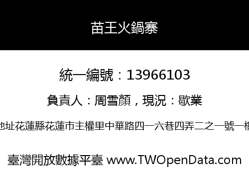 苗王火鍋寨