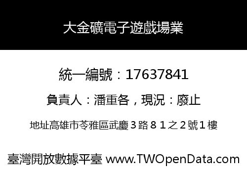 大金礦電子遊戲場業