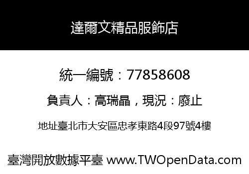 達爾文精品服飾店