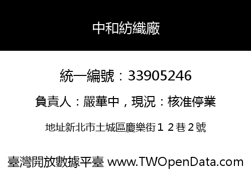 中和紡織廠
