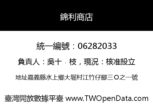 錦利商店