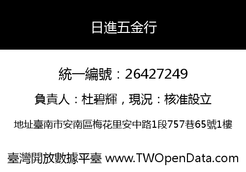 日進五金行