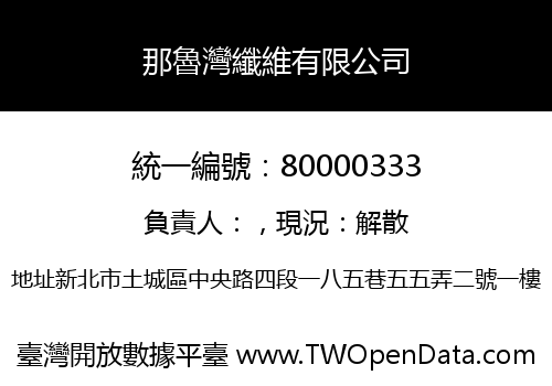 那魯灣纖維有限公司