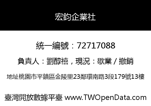 宏鈞企業社