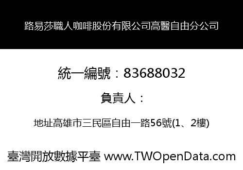 路易莎職人咖啡股份有限公司高醫自由分公司