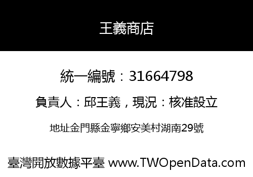 王義商店