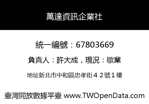 萬達資訊企業社