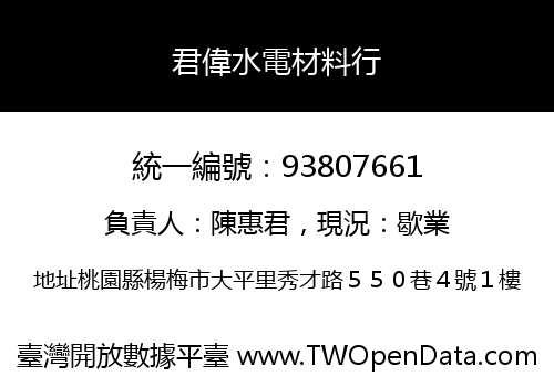 君偉水電材料行
