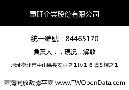 重旺企業股份有限公司