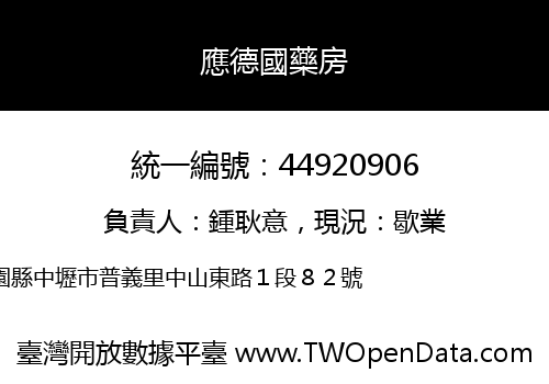 應德國藥房