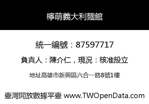 檸萌義大利麵館