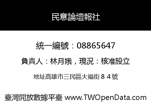 民意論壇報社