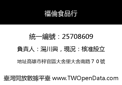 福倫食品行