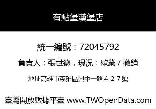 有點堡漢堡店