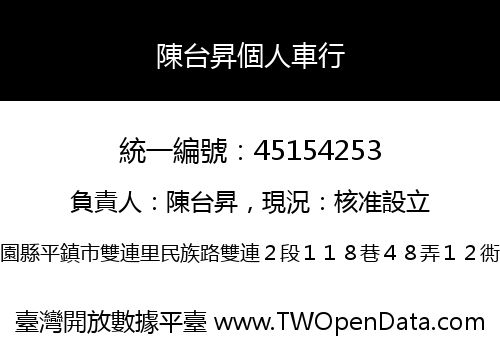 陳台昇個人車行