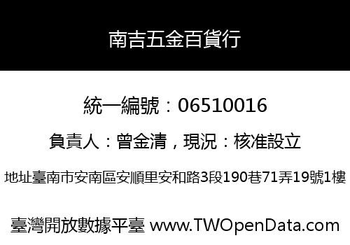 南吉五金百貨行